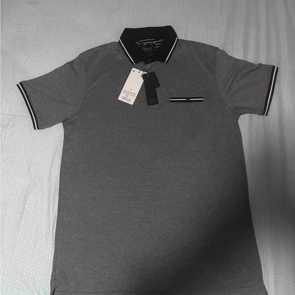 Men's Gray Polo Shirt